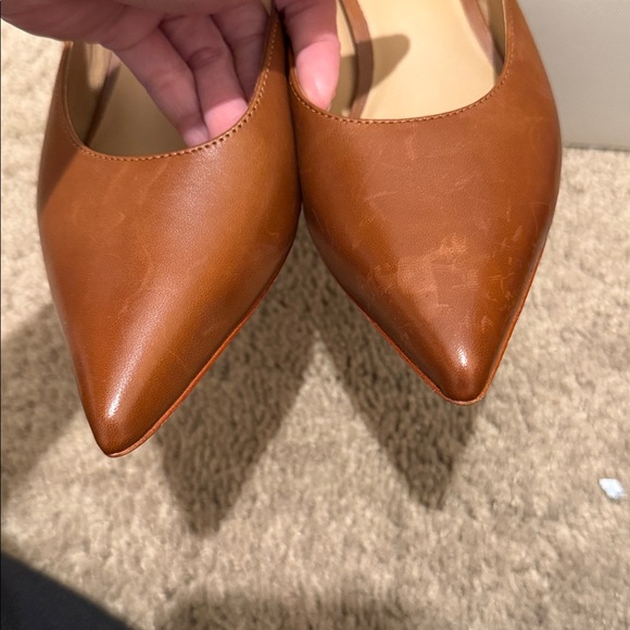 “New” Ralph Lauren Tan Leather Women's Mules size5 S-(Display) - Picture 6 of 6